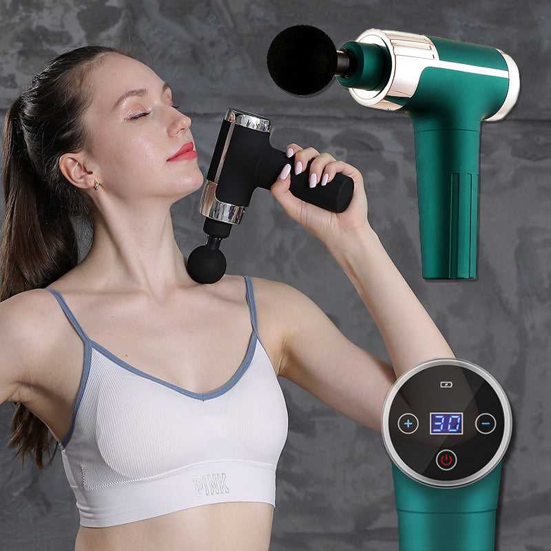 Mini Fascia Gun Fitness Massager Physiotherapy Electric Massage Gun Muscle Relaxer Mini Fascia Gun Fitness Massager Physiotherapy Electric Massage Gun Muscle Relaxer